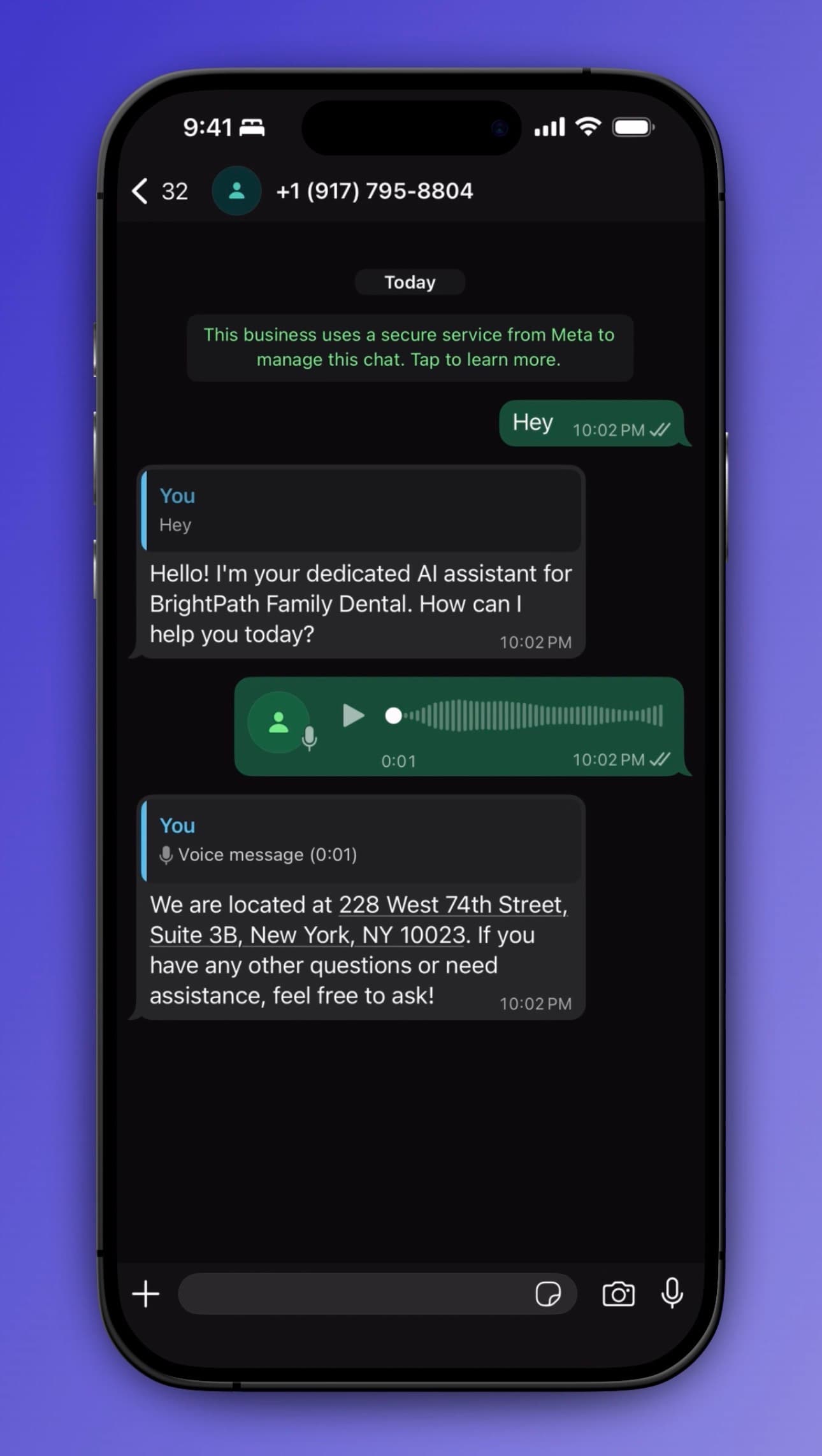 प्राकृतिक संवाद उदाहरण